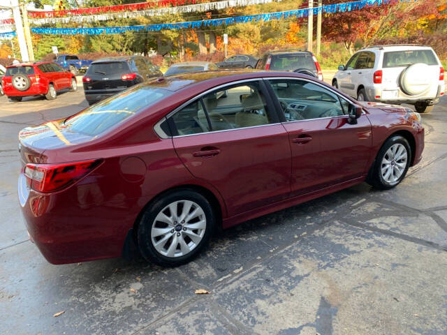 2015 Subaru Legacy for sale at Chuckie Bizzarro's Fleetwing Auto in Erie, PA