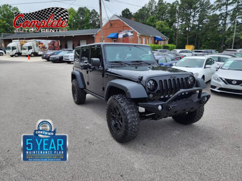2015 Jeep Wrangler Unlimited for sale at Complete Auto Center , Inc in Raleigh NC