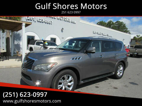 2013 Infiniti QX56 for sale at Gulf Shores Motors in Gulf Shores AL