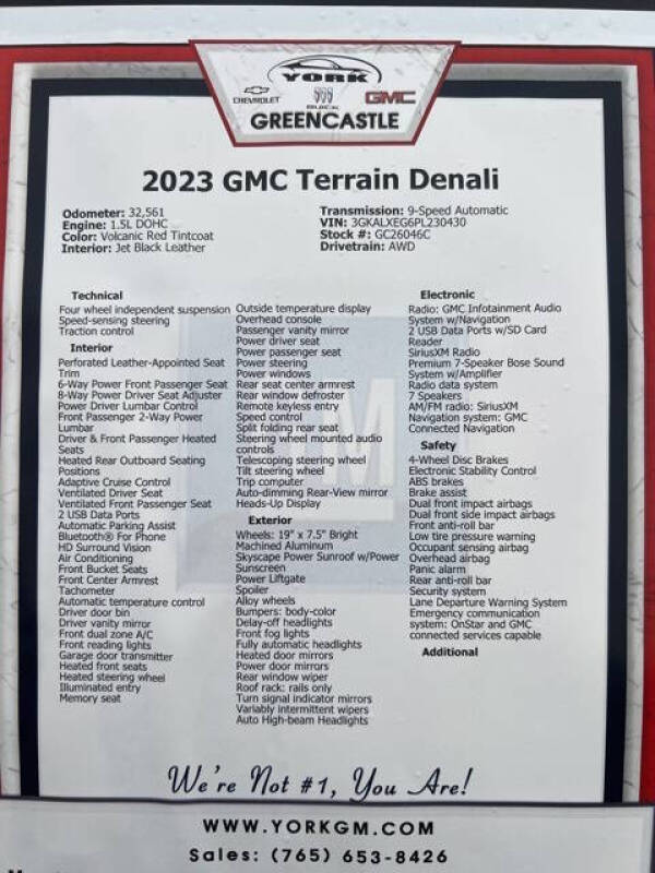 2023 GMC Terrain Denali