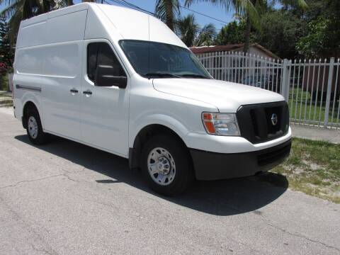 2013 Nissan NV for sale at TROPICAL MOTOR CARS INC in Miami FL