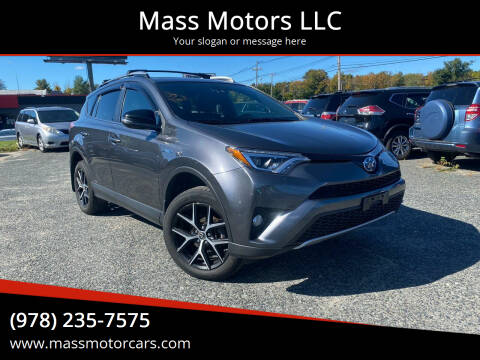 2017 Toyota RAV4 Hybrid for sale at Mass Motors LLC in Worcester MA