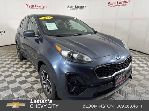 2021 Kia Sportage for sale at Leman's Chevy City in Bloomington IL