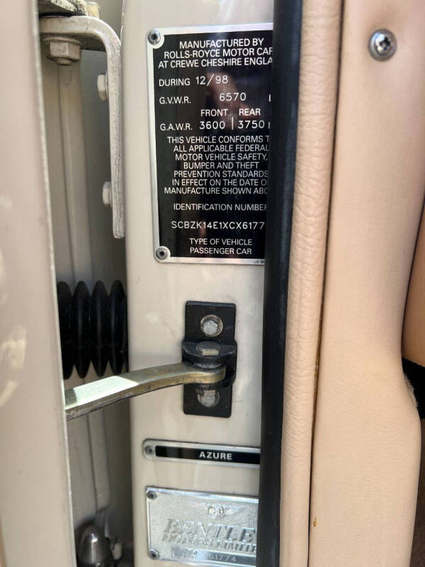 1999 Bentley Azure