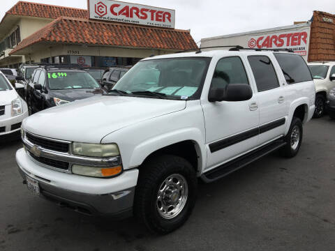 2004 Chevrolet Suburban for sale at CARSTER in Huntington Beach CA