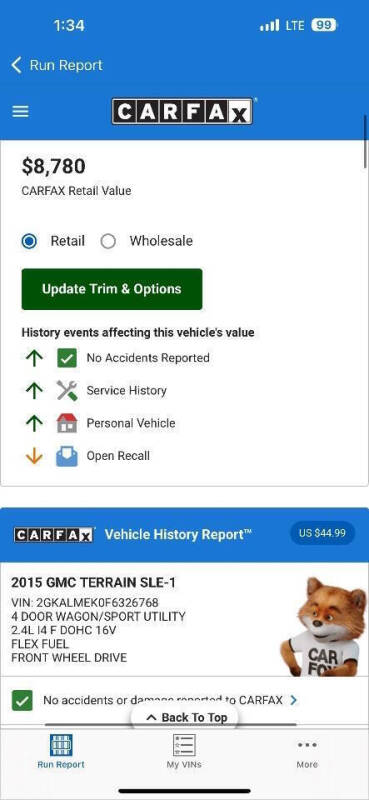 2015 GMC Terrain SLE-1