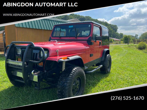 1987 Jeep Wrangler for sale at ABINGDON AUTOMART LLC in Abingdon VA