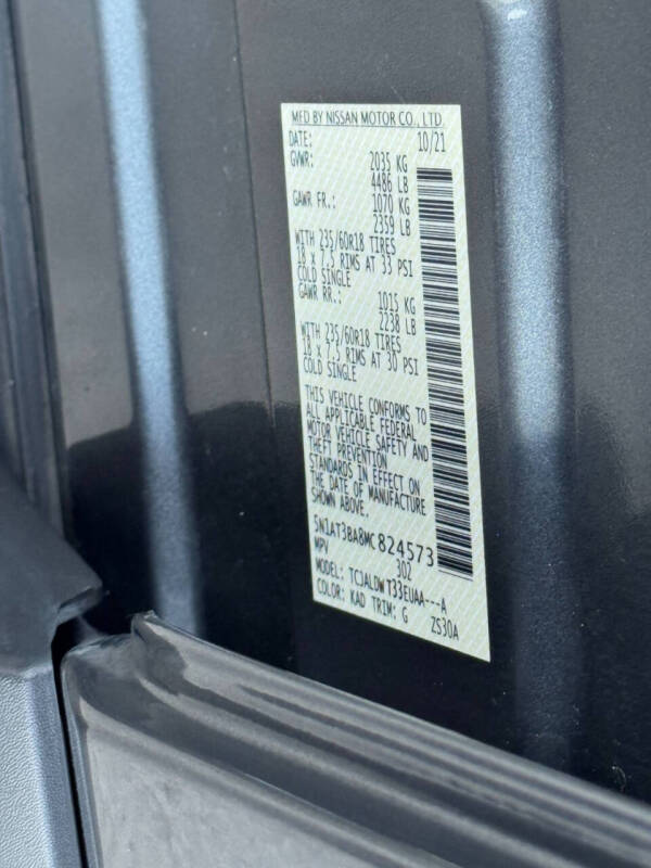 2021 Nissan Rogue SV