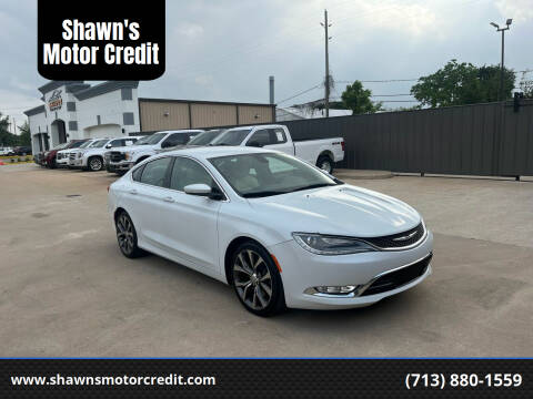 2015 Chrysler 200 for sale at Shawn's Motor Credit in Houston TX