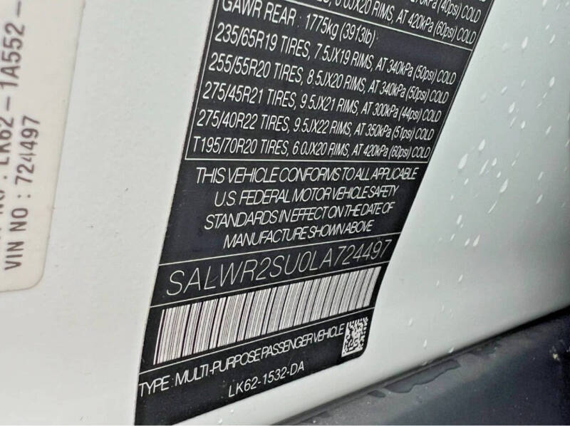 2020 Land Rover Range Rover Sport HSE