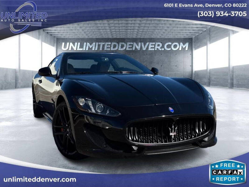 2015 Maserati GranTurismo for sale at Unlimited Auto Sales in Denver CO