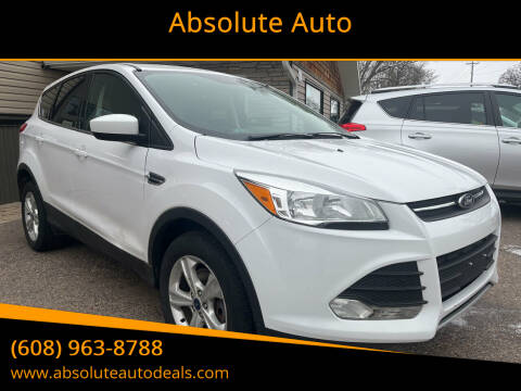 2016 Ford Escape for sale at Absolute Auto in Baraboo WI