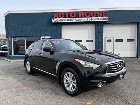 2016 Infiniti QX70 for sale at Auto House USA in Saugus MA