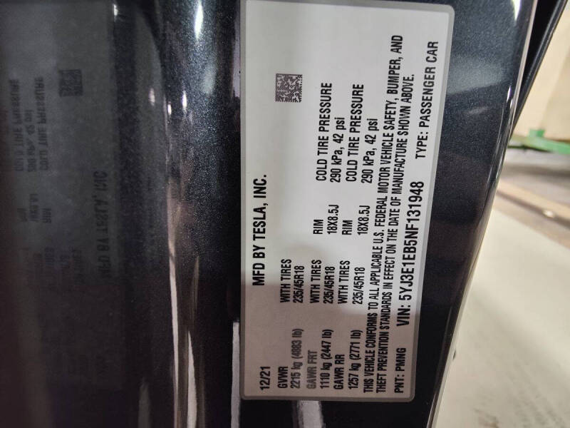 2022 Tesla Model 3 Long Range