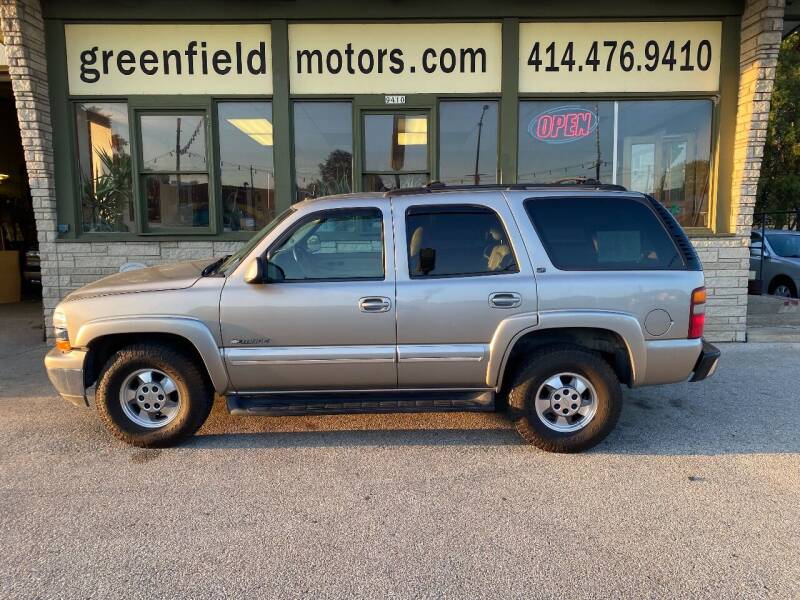 2003 Chevrolet Tahoe for sale at GREENFIELD MOTORS in Milwaukee WI
