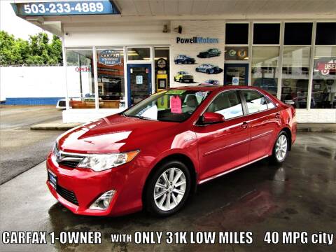 2014 Toyota Camry Hybrid for sale at Powell Motors Inc in Portland OR