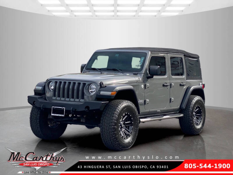 2018 Jeep Wrangler Unlimited for sale at McCarthy Wholesale in San Luis Obispo CA