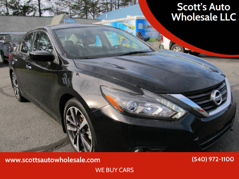 2016 Nissan Altima for sale at Scott's Auto Wholesale LLC in Locust Grove VA
