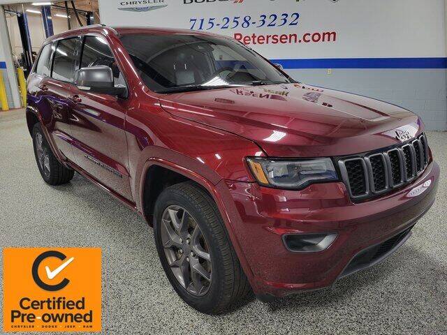 2021 Jeep Grand Cherokee for sale at PETERSEN CHRYSLER DODGE JEEP - Used in Waupaca WI