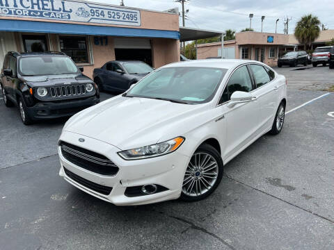 2014 Ford Fusion Hybrid for sale at MITCHELL MOTOR CARS in Fort Lauderdale FL
