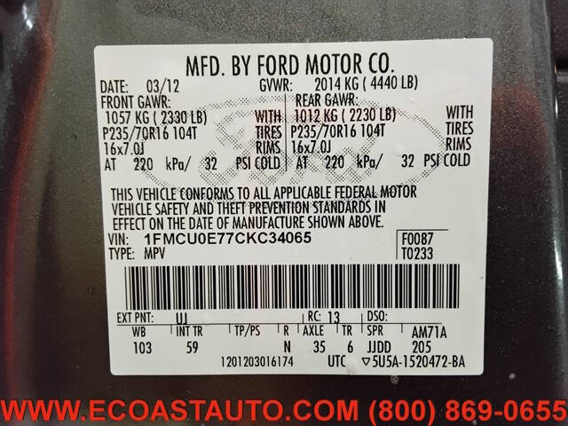 2012 Ford Escape Limited
