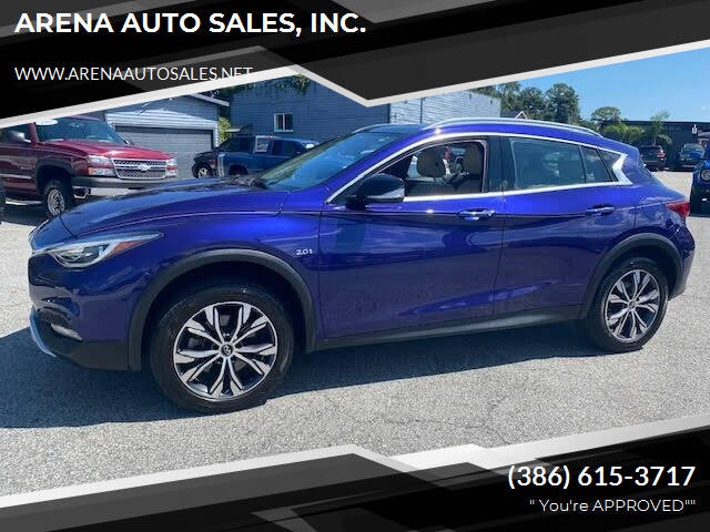 2017 Infiniti QX30 for sale at ARENA AUTO SALES,  INC. in Holly Hill FL
