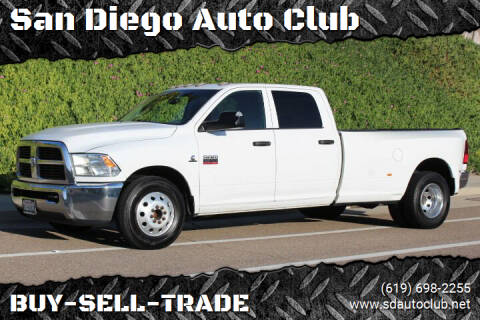 2012 RAM Ram Pickup 3500 for sale at San Diego Auto Club in Spring Valley CA
