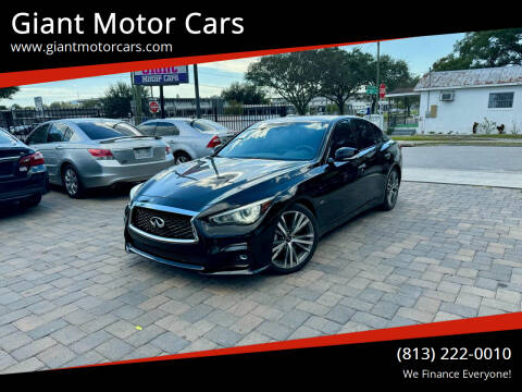 2019 Infiniti Q50 for sale at Giant Motor Cars in Tampa FL