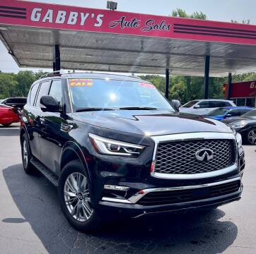 2018 Infiniti QX80 for sale at GABBY'S AUTO SALES in Valparaiso IN
