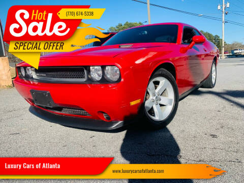 2012 Dodge Challenger for sale at Luxury Cars of Atlanta in Snellville GA