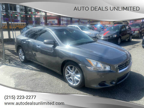 2014 Nissan Maxima for sale at AUTO DEALS UNLIMITED in Philadelphia PA