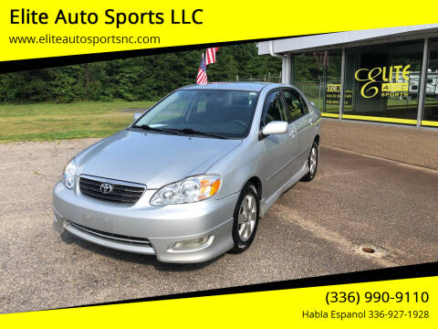 2007 Toyota Corolla for sale at Elite Auto Sports LLC in Wilkesboro NC