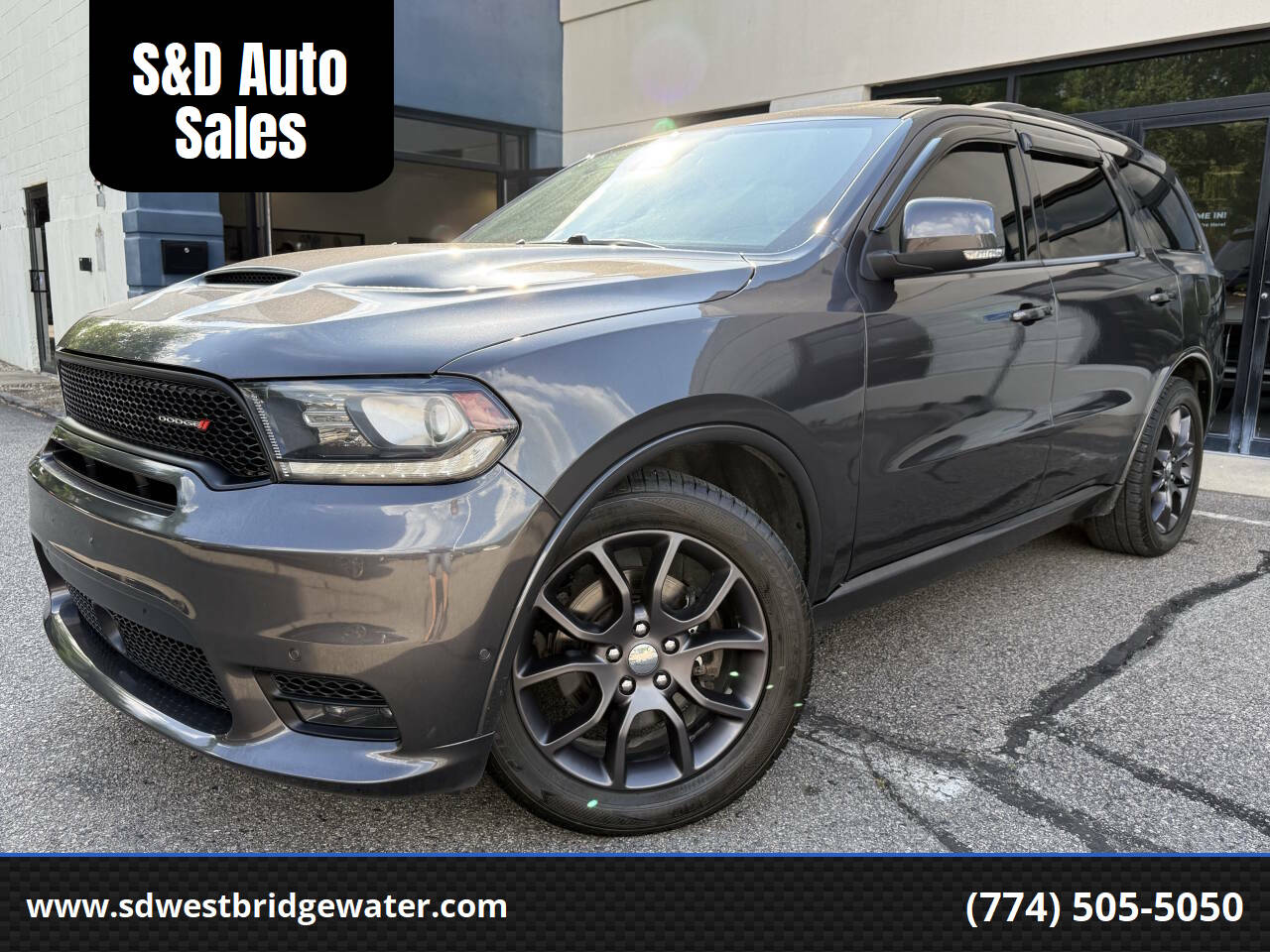 Gray 2018 Dodge Durango R/T AWD SUV / Crossover All-Wheel Drive 8-Speed Automatic