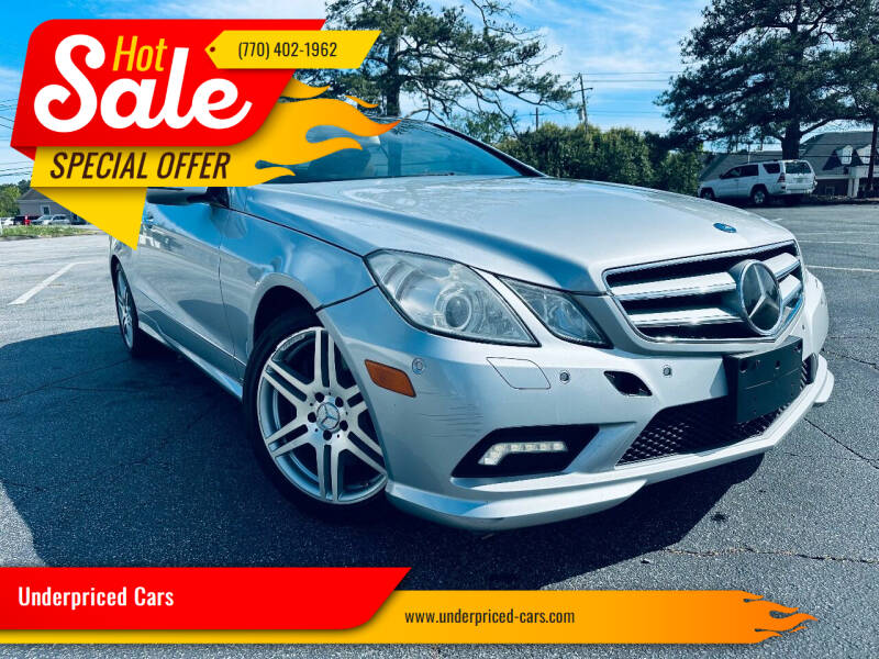 2010 Mercedes-Benz E-Class for sale at Underpriced Cars in Marietta GA