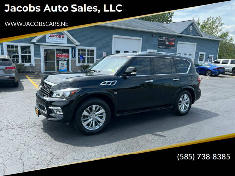 2016 Infiniti QX80 for sale at Jacobs Auto Sales, LLC in Spencerport NY