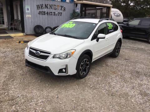 2016 Subaru Crosstrek for sale at Bennett Etc. in Richburg SC