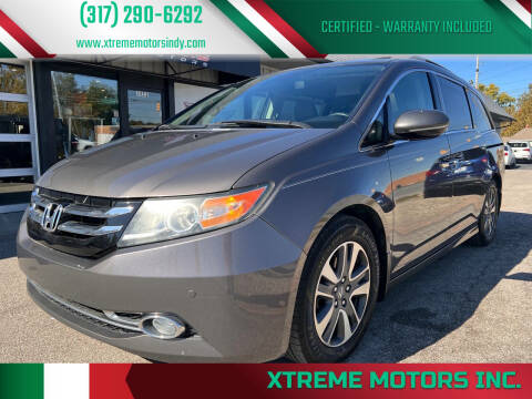 2015 Honda Odyssey for sale at Xtreme Motors Inc. in Indianapolis IN