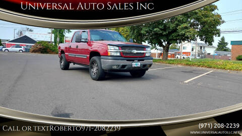 2005 Chevrolet Silverado 1500 for sale at Universal Auto Sales Inc in Salem OR