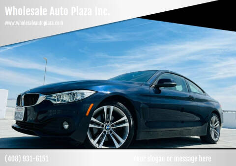 2014 BMW 4 Series for sale at Wholesale Auto Plaza Inc. in San Jose CA