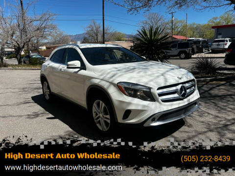 2016 Mercedes-Benz GLA for sale at High Desert Auto Wholesale in Albuquerque NM