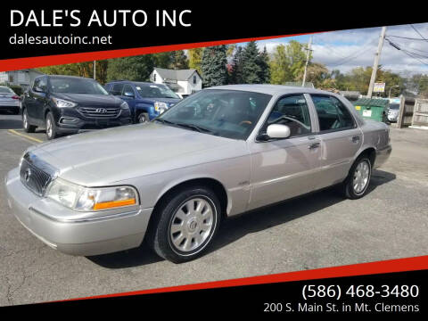 2003 Mercury Grand Marquis for sale at DALE'S AUTO INC in Mount Clemens MI