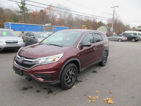 2016 Honda CR-V for sale at Route 12 Auto Sales in Leominster MA