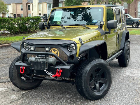 2007 Jeep Wrangler Unlimited for sale at MIA MOTOR SPORT in Houston TX