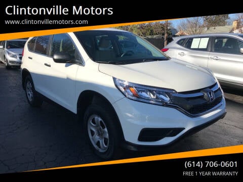 2016 Honda CR-V for sale at Clintonville Motors in Columbus OH