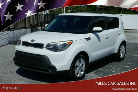 2016 Kia Soul for sale at MILLS CAR SALES INC in Clearwater FL