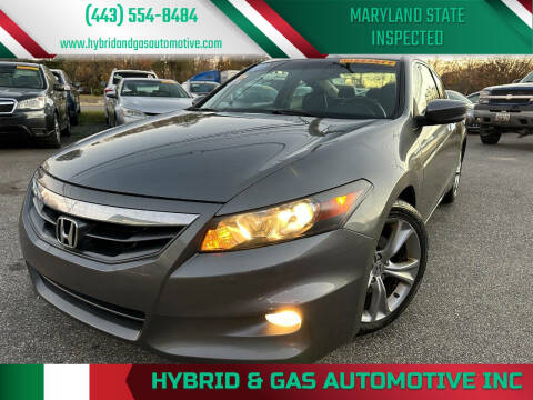 2012 Honda Accord for sale at Hybrid & Gas Automotive Inc in Aberdeen MD