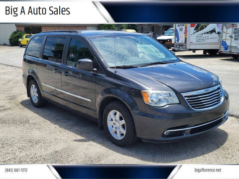 2012 Chrysler Town and Country for sale at Big A Auto Sales Lot 2 in Florence SC