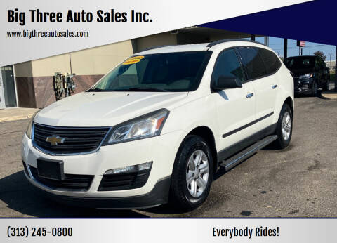 2014 Chevrolet Traverse for sale at Big Three Auto Sales Inc. in Detroit MI