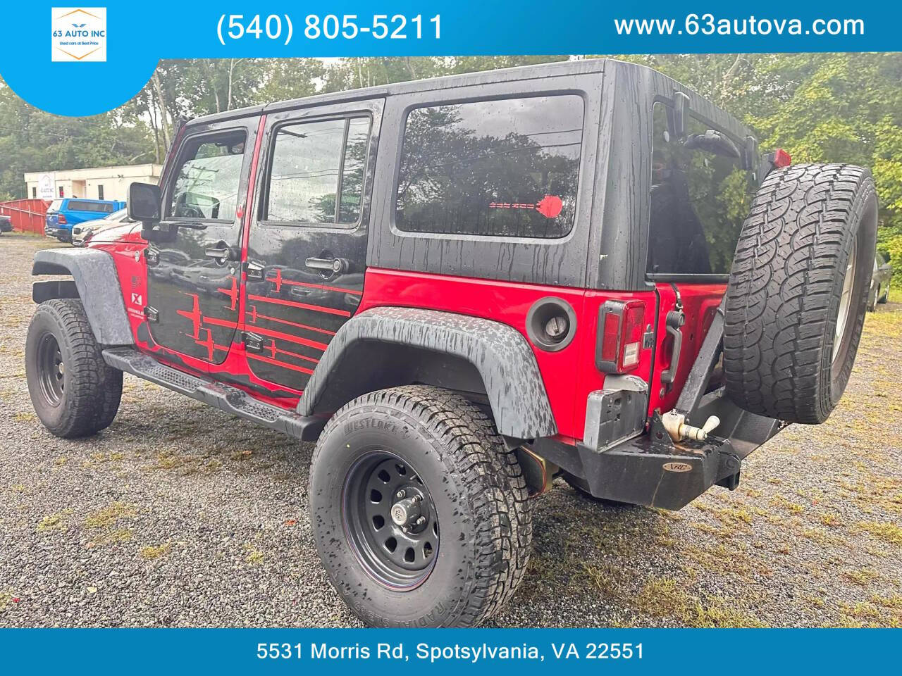 2007 Jeep Wrangler Unlimited for sale at 63 Auto Inc in Spotsylvania, VA