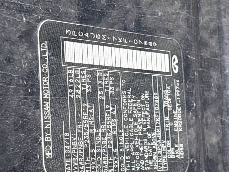 2019 Infiniti QX50 Essential